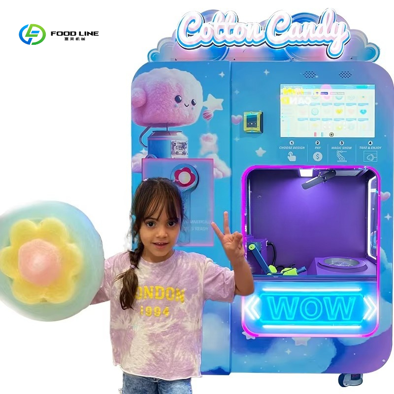 Candy Floss Machine - Автоматическая машина для приготовления сахарной ваты