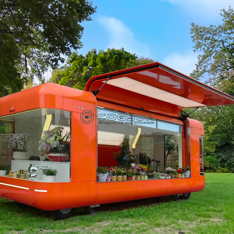 Hot Dog Vending Cart - Уличный мобильный прицеп для еды, фургон