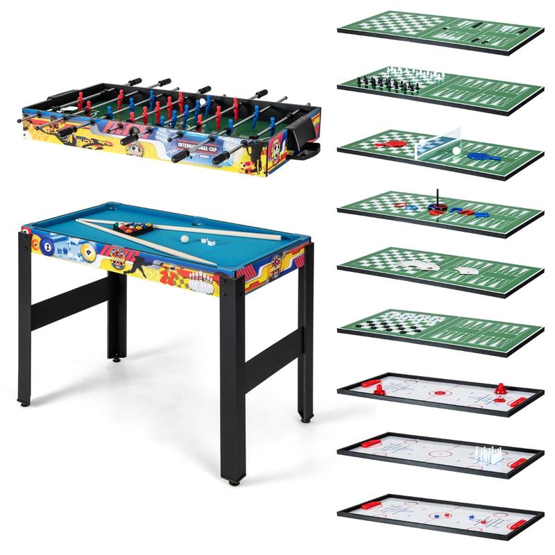 Air Hockey Table - Набор игровых столов 12-в-1: футбол, аэрохоккей,