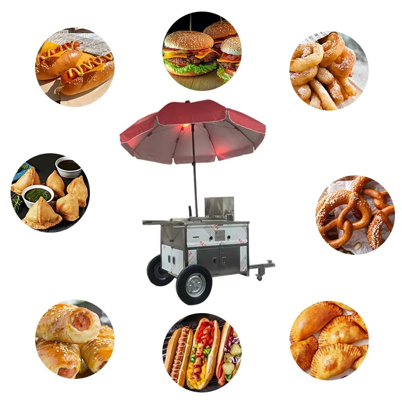 Компактная мобильная тележка д – обзор и цена Hot Dog Vending Cart
