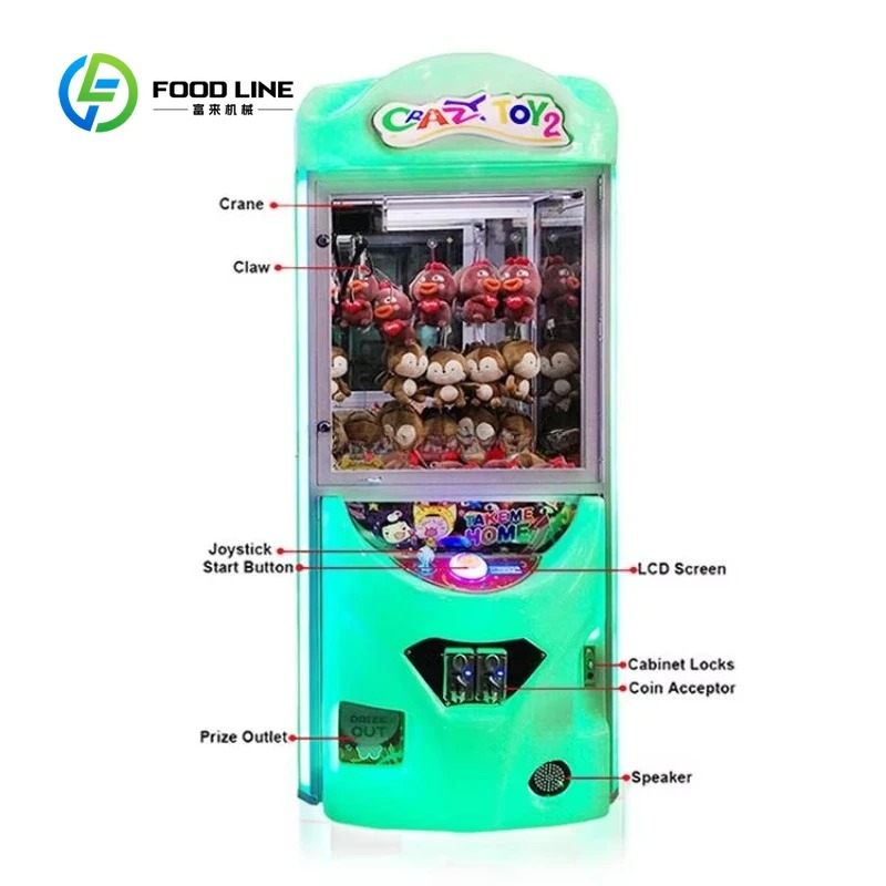 Игровой автомат-кран с монетоп – обзор и цена Arcade Prize Vending Machine