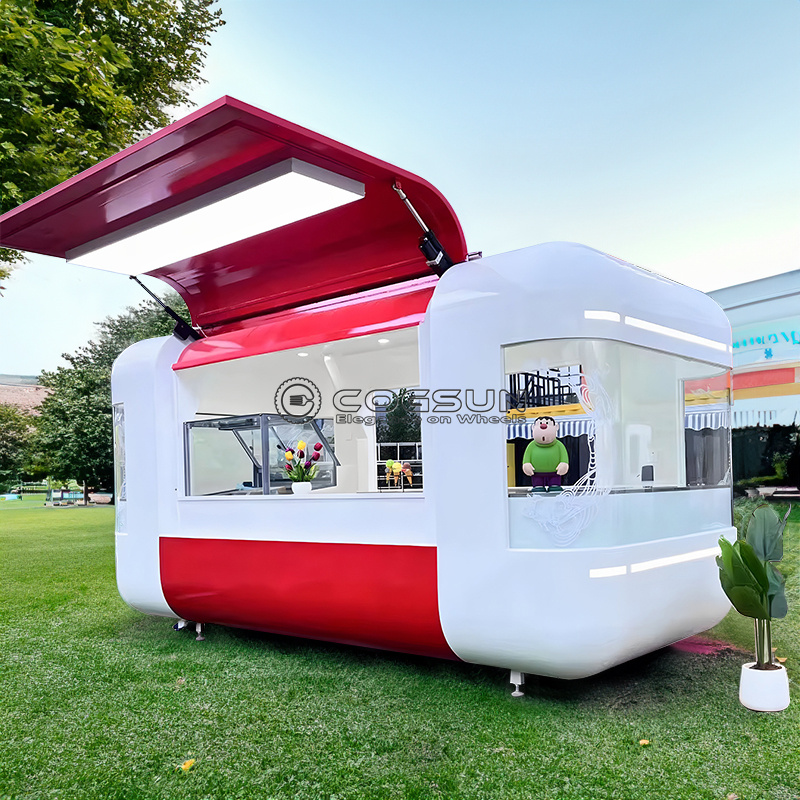 Уличный мобильный прицеп для е – обзор и цена Hot Dog Vending Cart